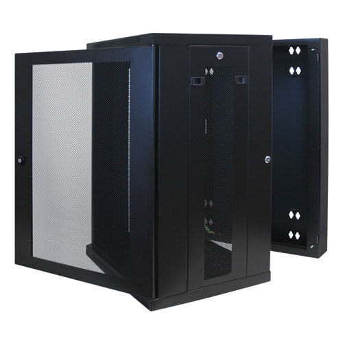 SRW18US TRIPP LITE 18U WALL MOUNT RACK ENCLOSURE CABINET HINGED WALLMOUNT