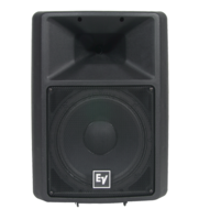 200W 12&quot; TWO-WAY, 65&#176; X 65&#176;, NEUTRIK SPEAKON&#174; CONNECTORS, FLYING AND STAND MOUNT BLACK POLYPROPYLENE