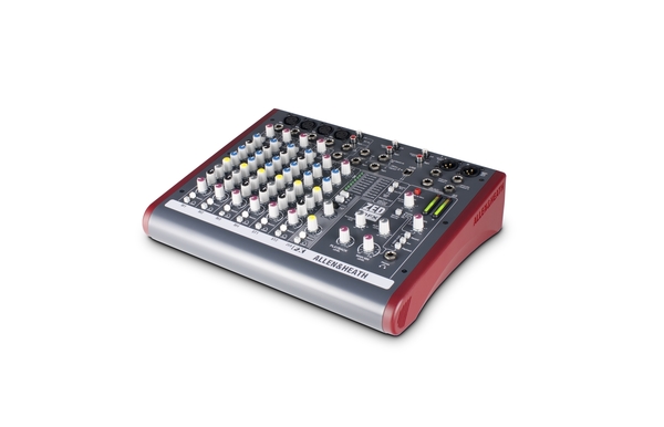 AH-ZED10FX 4 MIC/LINE 2 WITH ACTIVE DI, 3 STEREO LINE INPUTS, 3 BAND SWEPT MID EQ. 24 BIT EFFECTS W/ 16 PRESET