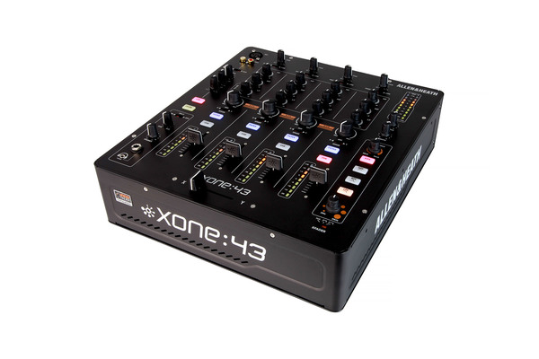 XONE:43 PROFESSIONAL 4 CH DJ MIXER WITH USB 4 DUAL STEREO CH (CH 1 & 4 HAVE PHONO INPUTS OR TRS LINE INPUT)