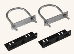 AVB-VSTYLE-POLE-MNT V STYLE SINGLE MODULE POLE MOUNTING KIT, USE WITH SOLECIS DIGITAL SWITCHERS,