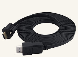 CBL-DP-FL2-16 CBL-DP-FL2-16, 4K60 DISPLAYPORT MYTURN READY 16 FOOT FLAT CABLE