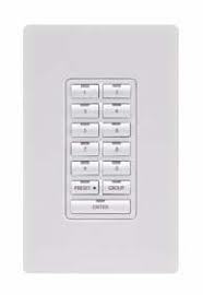 MET-7E-WH METREAU 7-BUTTON ETHERNET KEYPAD, INSTALL IN DECORA-STYLE WALLPLATES, WHITE