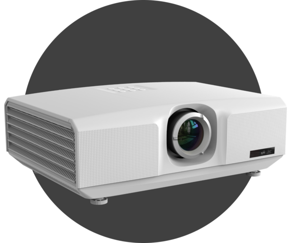 AL-DH620A LASER PROJECTOR -6200 LUMENS, 1920X1080, 35000:1, SHIPS W/AL-DL123MA 1.23-1.97:1 STD ZOOM LENS/WHITE