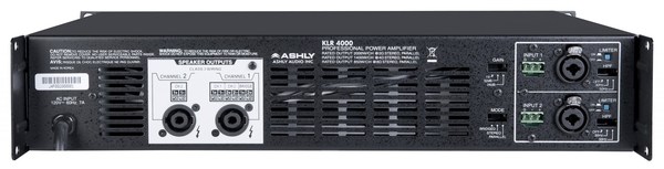 KLR-4000 2CH POWER AMPLIFIER 2 X (2000W @ 2) (1400W @ 4) (850W@ 8) OHMS