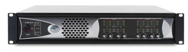 NE8250.70PE NETWORK POWER AMPLIFIER 8X250W @ 70V CONSTANT VOLTAGE, 8X8 PROTEA DIGITAL SIGNAL PROCESSOR