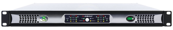 NX1504 4CH NX MULTI-MODE AMPLIFIER, SELECTABLE OUTPUTS  4 X 150W @ 8 / 4 / 2OHMS, 4 X 150W @ 70V/ 100V/ 25V