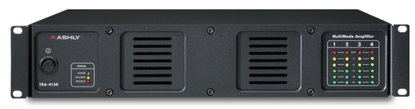 TRA-4150 4CH POWER AMPLIFIER 4 X 150W @ 4 OHMS WITH TRANSFORMER ISOLATED 25V, 70V, & 100V OUTPUTS