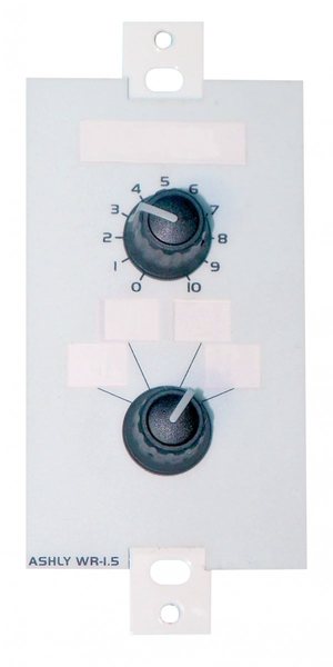 WR-1.5 WALL REMOTE, SINGLE ROTARY POTENTIOMETER + 4-POSITION ROTARY SELECT, (DECORA STYLE)