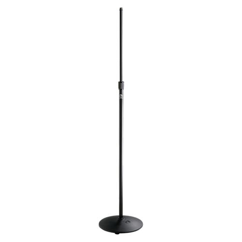 MS-12CE LOW-PROFILE MIC STAND EBONY / BLACK - ECONOMICAL, GENERAL PURPOSE FLOOR STAND / MIC STAND