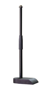 STANDMB HEAVY DUTY PEDESTAL BASE MIC STAND FOR USE WITH THE MICROBOOMS / ADJUSTABLE HEIGHT 12.8 - 21"