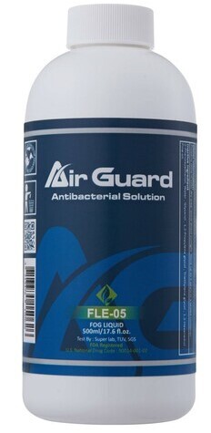 FLE-05 .5 LITER BOTTLE OF AIR GUARD ANTI-BACTERIAL SOLUTION - FDA REGISTERED