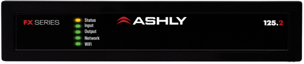 FX 125.2 2CH NETWORK COMPACT POWER AMPLIFIER WITH DSP, 4 INPUTS, 2 X 125W @ 4OHM/8OHM, 1 X250W @70V, 1/2RU