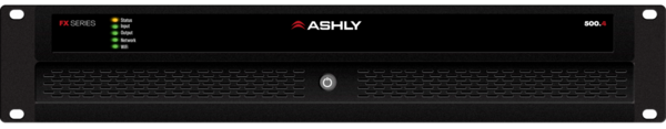 FX 500.4 4CH NETWORK POWER AMP W/DSP, 4 INPUTS, 4X500W @ 2/4 OHMS, 4X400W @ 8OHMS, 2X1000W @ 70V/100V, 2RU