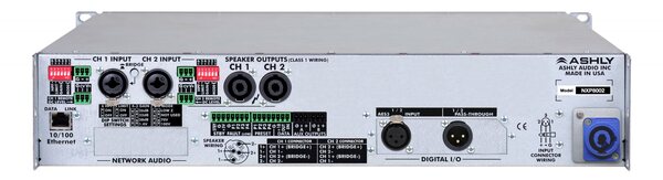 NXP8002 NETWORK POWER AMPLIFIER 2 X 800W @ 2 OHMS WITH PROTEA DIGITAL SIGNAL PROCESSING