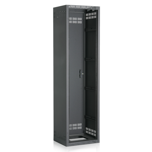 244-18 WELDED FLOOR RACK 18.5 INCH DEEP, 44RU NO FRONT DOOR