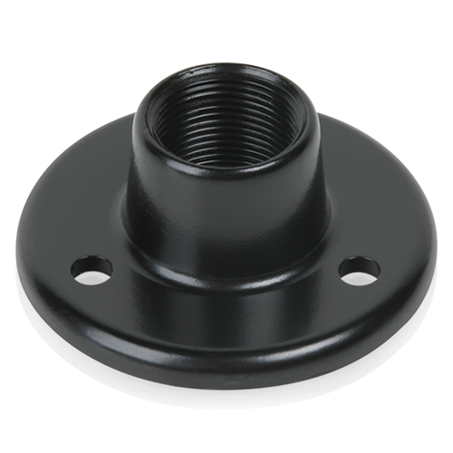 AD-11BE SURFACE MOUNT FEMALE MIC FLANGE 5/8"-27 THREAD EBONY FINISH