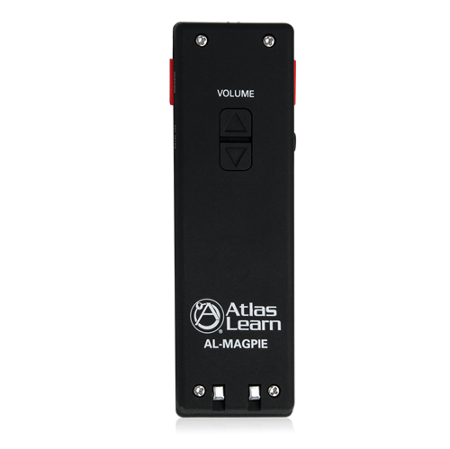 AL-MAGPIE WIRELESS INFRARED MICROPHONE/TRANSMITTER FOR USE WITH ATLAS LEARN AMPLIFIED LEARNING SYSTEM.