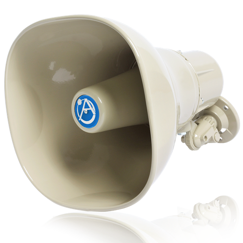 AP-15TC HORN LOUDSPEAKER WITH 15W 25V/70V/100V TRANSFORMER - BEIGE