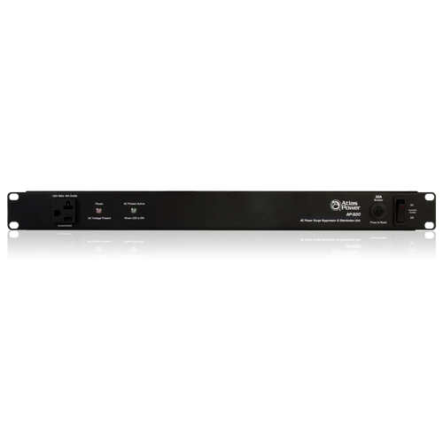 AP-S20 20A RACKMOUNT POWER CONDITIONER & DISTRIBUTION UNIT WITH 9 TOTAL OUTLETS - 1 FRONT, 8 REAR