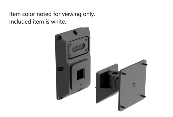 AS-UL-W 6/8" AS SERIES LARGE UNIVERSAL SURFACE MOUNT BRACKET,WHITE