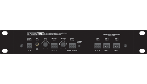 ASP-MG2240 AMPLIFIED SOUND MASKING SYSTEM WITH ONBOARD DSP / 2 ZONE SOUND MASKING CONTROLLER W/2CH X30W AMP