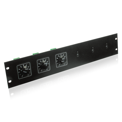 ATPLATE-052 VOLUME CONTROL RACK MOUNTING PLATE HOLDS UP TO 6 RACK MOUNT VOLUME CONTROLS (ATTENUATORS)