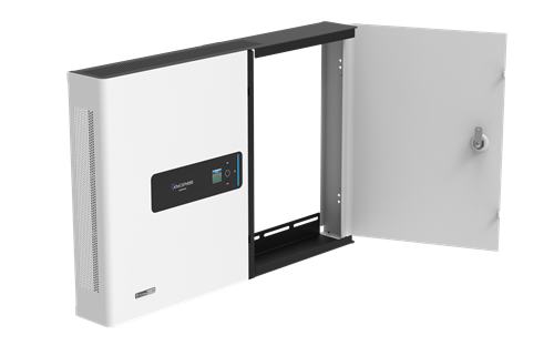 AZMP8-DW ATMOSPHERE 8-ZONE SIGNAL PROCESSOR W/ 1200-WATT AMPLIFIER AND DANTE,ALL-IN-ONE WALL MOUNT CABINET