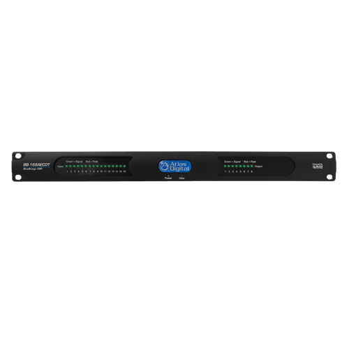 BB-168AECDT BLUEBRIDGE 16 INPUT X 8 OUTPUT DIGITAL SOUND PROCESSOR WITH ACOUSTIC ECHO CANCELLATION