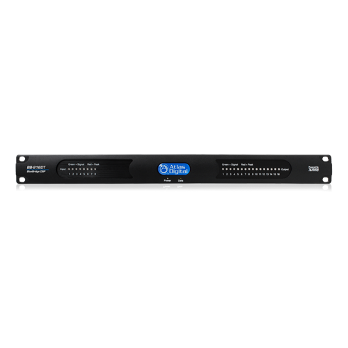 BB-816DT BLUEBRIDGE 8 INPUT X 16 OUTPUT DSP AUDIO PROCESSOR WITH DANTE