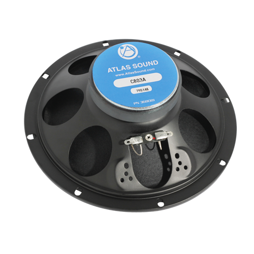 C803AT70 8" COAXIAL LOUDSPEAKER WITH 70V 5W TRANSFORMER