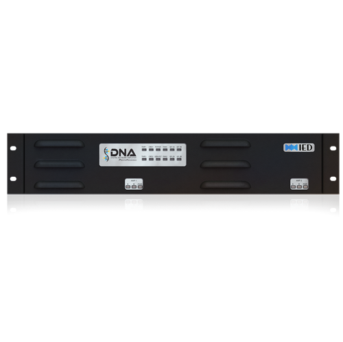 DNA2404DH DIGITAL NETWORK 4-CH POWER AMPLIFIER WITH DANTE™ INTERFACE, 600W/CH., 100V (240VAC)