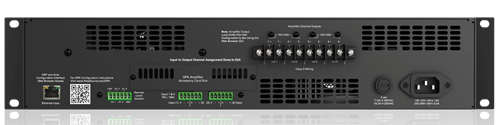 DPA2402 2/4CH NETWORKABLE 2400W POWER AMPLIFIER / 2 X 1200W @ 70V/100V / 4 X 500W @ 4O / 4 X 300W @ 8O / 2RU