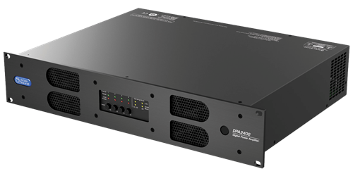 DPA2402 2/4CH NETWORKABLE 2400W POWER AMPLIFIER / 2 X 1200W @ 70V/100V / 4 X 500W @ 4O / 4 X 300W @ 8O / 2RU