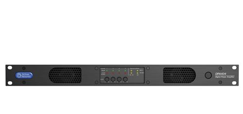 DPA404 4CH 400W NETWORK AMP, INTEGRATED DSP, 4X100W@70/100V, 4X75W @8OHM / SELECT 70V OR 8OHM PER CH / 1RU