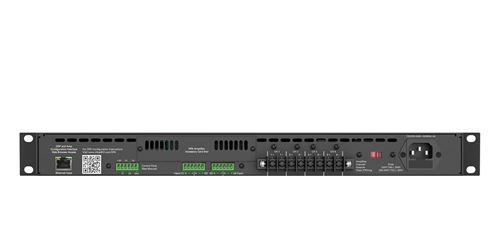 DPA404 4CH 400W NETWORK AMP, INTEGRATED DSP, 4X100W@70/100V, 4X75W @8OHM / SELECT 70V OR 8OHM PER CH / 1RU