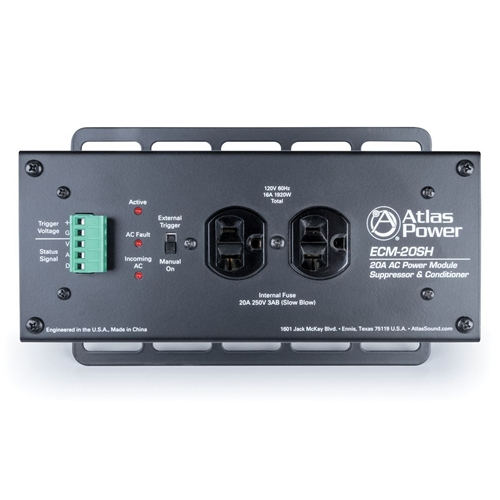 ECM-20SH 20A AC POWER CONDITIONER AND SPIKE SUPPRESSOR (SINGLE HOUSING)