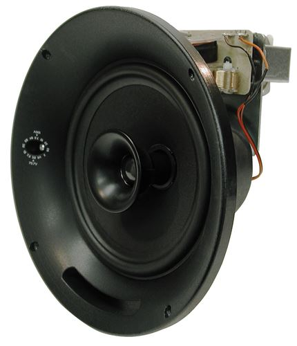FA6260T-8MB 6" COAXIAL LOUDSPEAKER WITH 70.7V/100V-32W TRANSFORMER AND 8OHM BYPASS 60 DEGREE DISPERSION