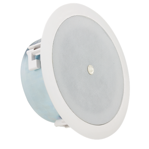 FAP42TCEN EN54-24 CERTIFIED 4" SHALLOW MOUNT COAXIAL IN-CEILING SPEAKER WITH 16-WATT 70/100V TRANSFORMER