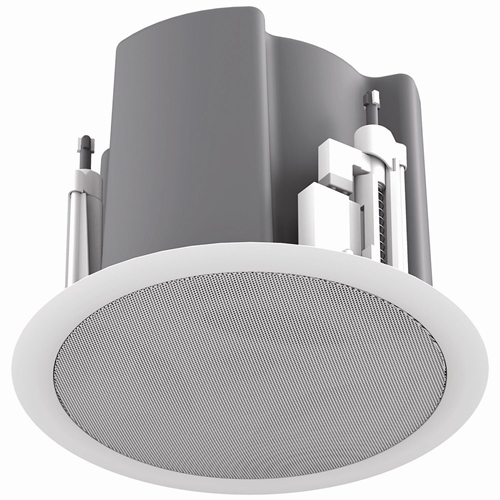 FAP43T-WEGR FAP43T-W WITH WHITE ROUND EDGELESS GRILLE (4.5" COAXIAL IN-CEILING SPEAKER WITH 32W 70V/100V TRANSF)