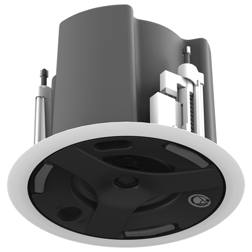 FAP43TUC-W 4.5" COAXIAL IN-CEILING SPEAKER WITH 32-WATT 70V/100V TRANSFORMER, PORTED ENCLOSURE, AND SAFETY