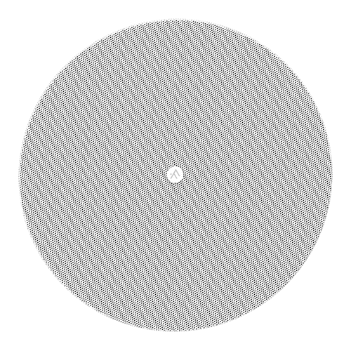 FC-8T 8" PREMIUM ISOFLARE CEILING SPEAKER, WIDE BANDWIDTH, HIGH SENSITIVITY, 360W 70V 8OHM, WHITE(BUY PR)