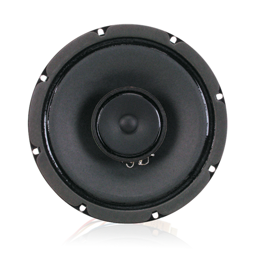 GD87W 8" COAXIAL LOUDSPEAKER WITH 70V, 8W TRANSFORMER AND 62-8 BAFFLE / WHITE GRILLE