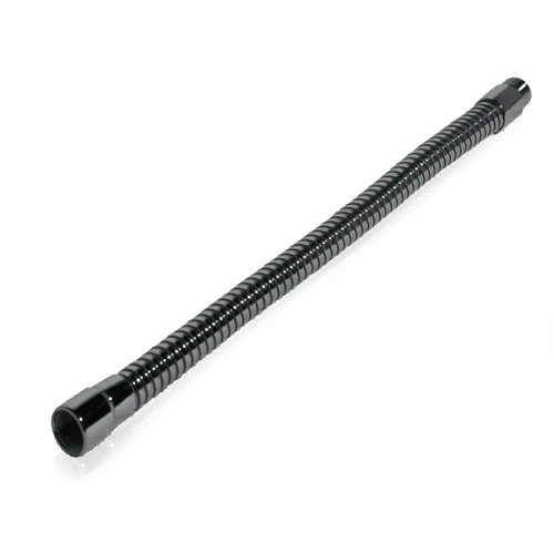 GN-13E 13" FLEXIBLE GOOSENECK EBONY BLACK , ATTACH TO ANY MIC STAND OR ADAPTER WITH 5/8"-27 TREADS