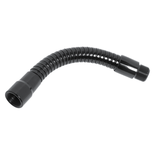 GN-6E 6" FLEXIBLE GOOSENECK EBONY (BLACK) / ATTACH TO ANY MIC STAND OR ADAPTER WITH 5/8"-27 TREADS