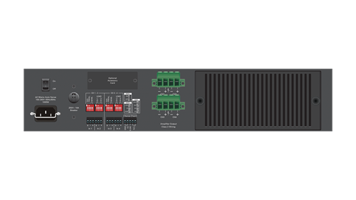 HPA1204 4CH 1200 TOTAL WATT AMP, 300W PER CHANNEL  4 / 8OHM, 70V / 100V, 2 RU