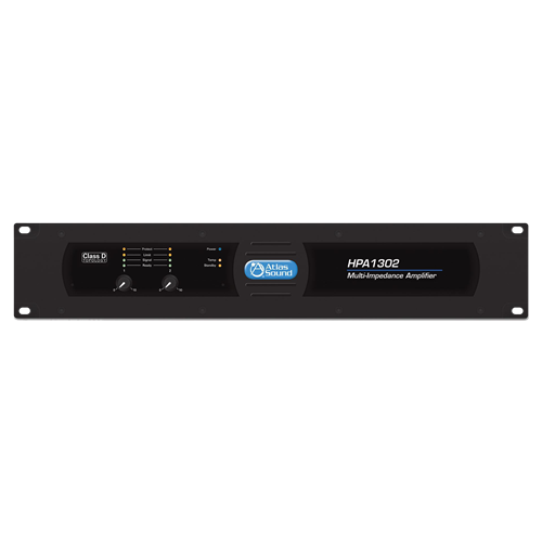 HPA1302 2CH 1300W HIGH POWER AMPLIFIER  2 X 650W @70V, 100V, 8 OHM, 4 OHM / 2 RU
