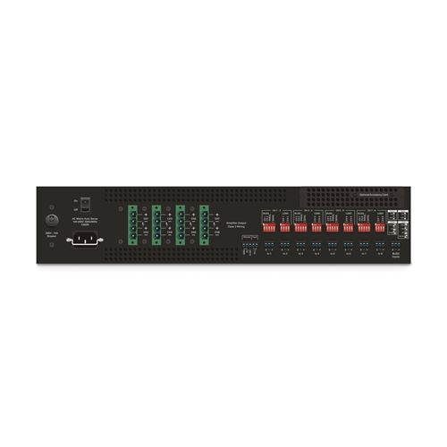 HPA2408 8CH 2400W COMMERCIAL AMP - 8 X 300W AT 4O, 8O, 25V, 70V, & 100V OPERATION 2RU