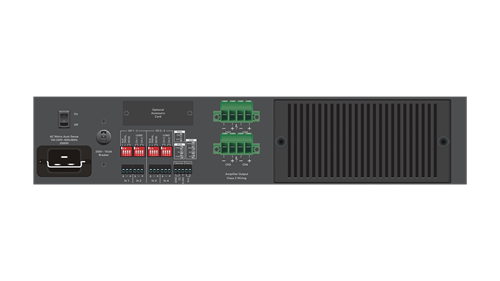 HPA2604 4CH 2600W COMMERCIAL AMPLIFIER / 4 X 650W @ 70V/100V AND 4/8 OHM - 4-BALANCED INPUTS / 2RU