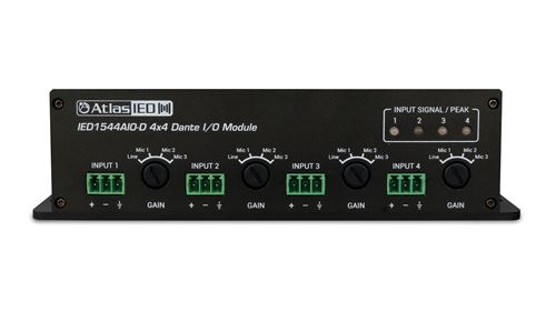 IED1544AIO-D 4-CHANNEL ANALOG TO DANTE™ INPUT/OUTPUT MODULE